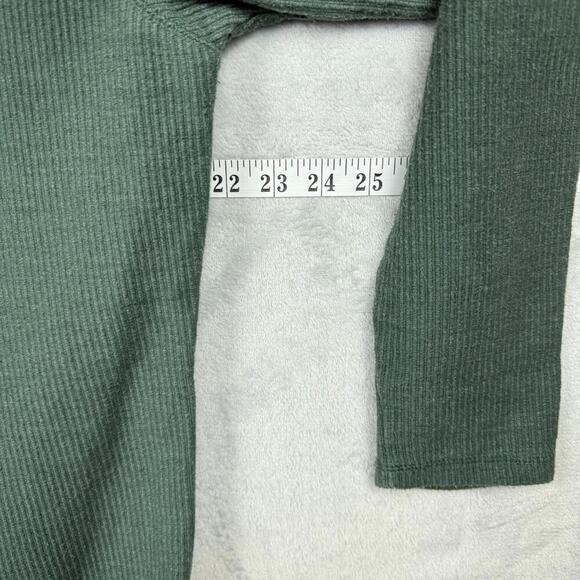 Y2K Champion Michigan State Spartans Waffle Knit Thermal Shirt Green Size S NCAA - Picture 10 of 11